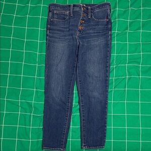 Madewell High-Rise Skinny Jeans - Classic Blue